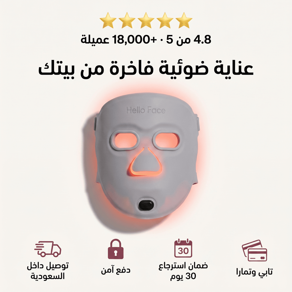 Hello Face — قناع LED للعناية بالبشرة
